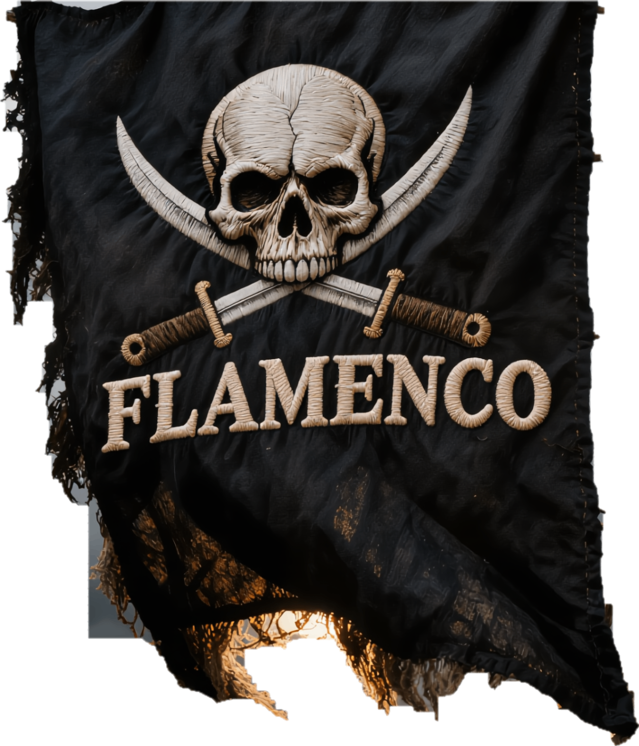 Bandera del estilo Flamenco