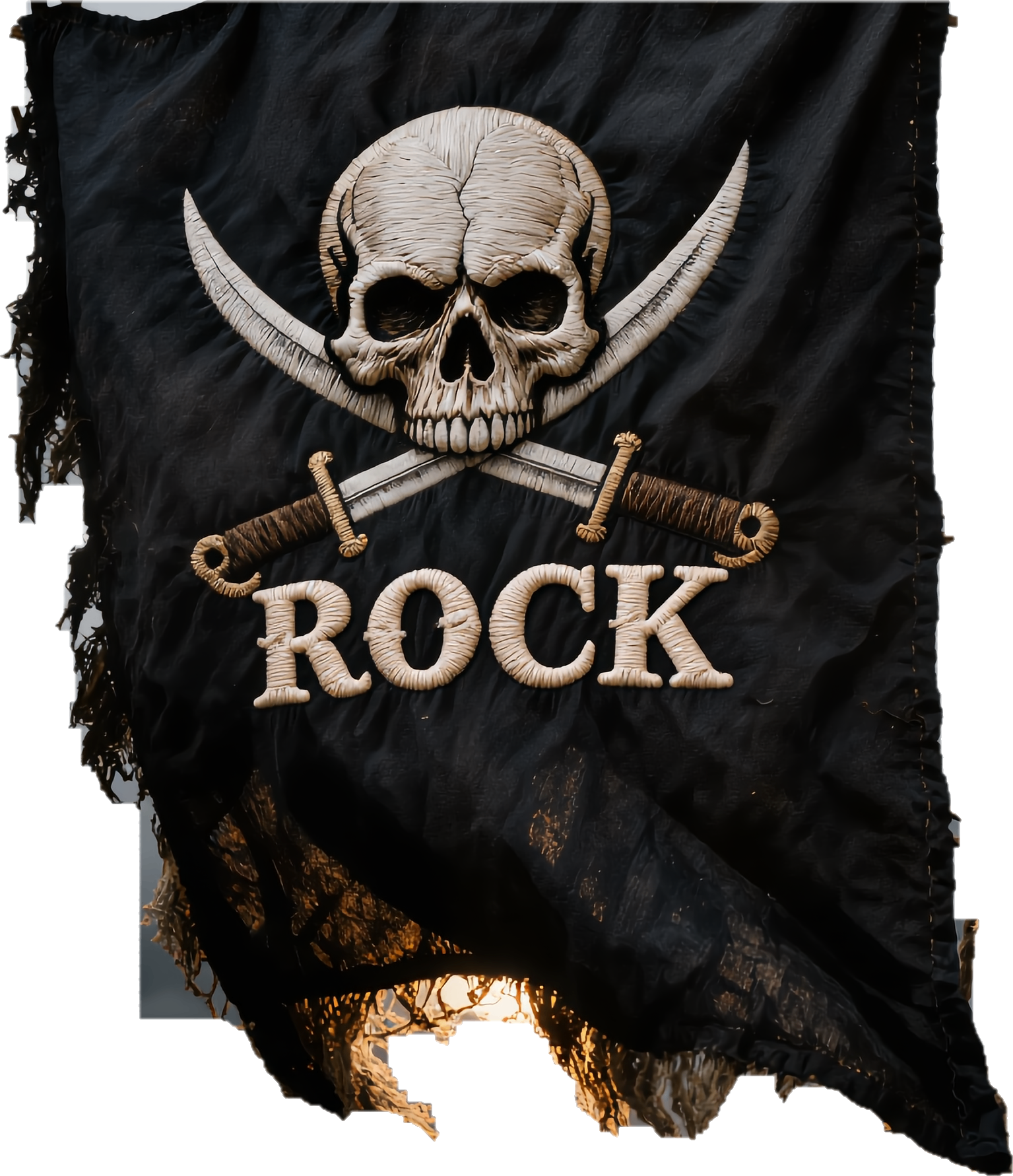 Bandera del estilo Rock